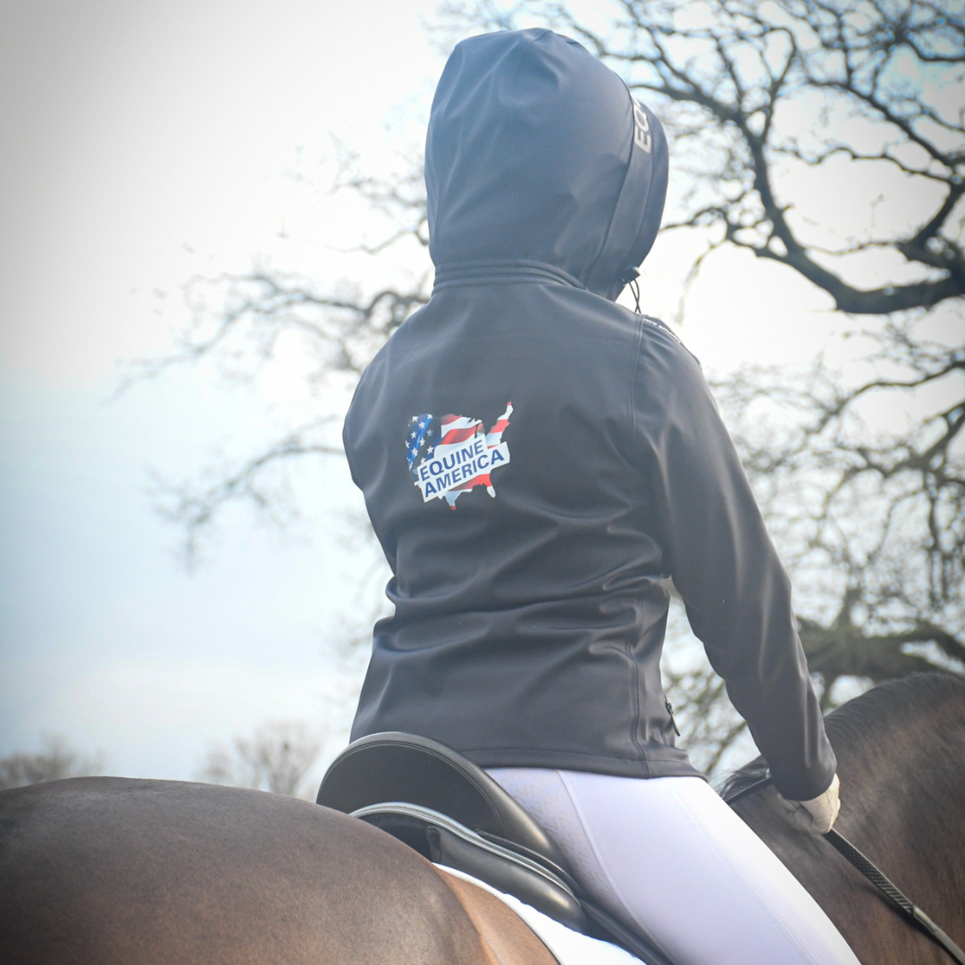 Women's equestrian waterproof jackets sales